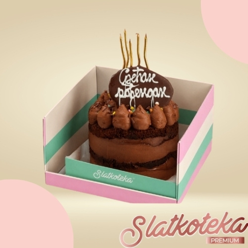 Mini Gift Cake – Choco na krem pozadini